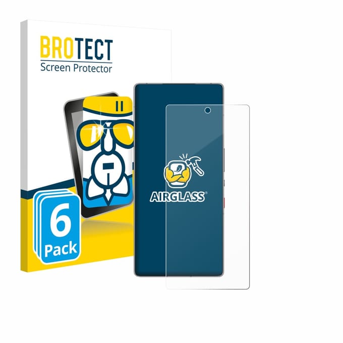 Screenprotector 6 Stuks voor ZTE Nubia Red Magic 11 Pro Beschermglas transparant