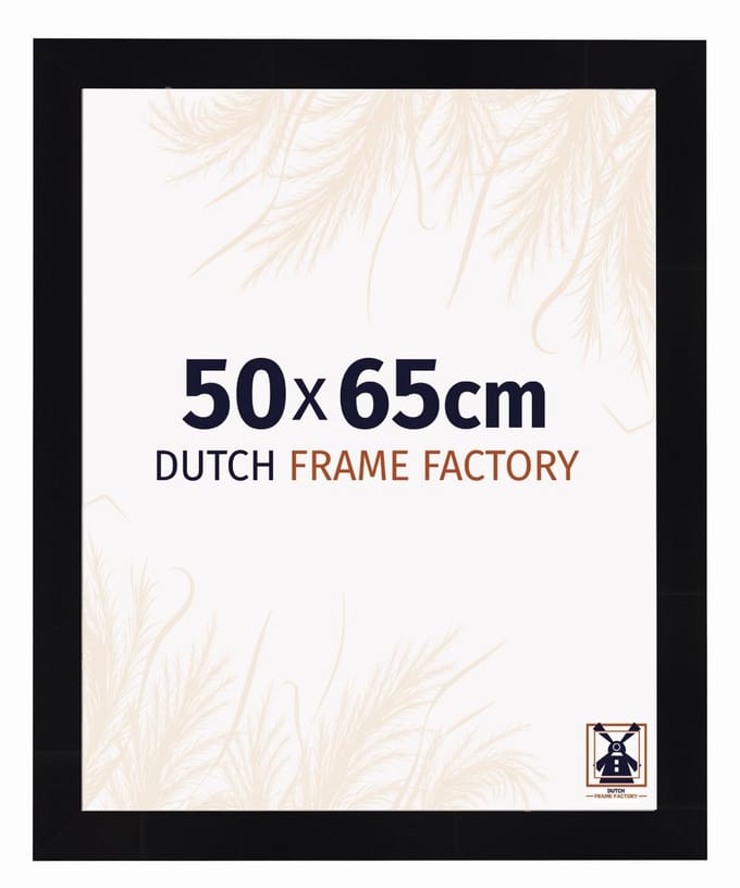 Fotolijst 50x65 cm - MDF - Zwart Hoogglans - Praag