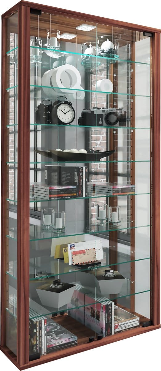 Vitrinekast Hangende vitrinekast Vitrosa Maxi spiegel van glas