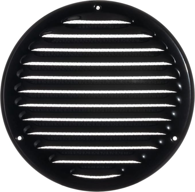 Rond ventilatierooster Ø 160 mm met insectenwering - Ideale oplossing voor ventilatie