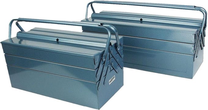 BRÜDER MANNESMANN - Metalen gereedschapskist - 430 mm
