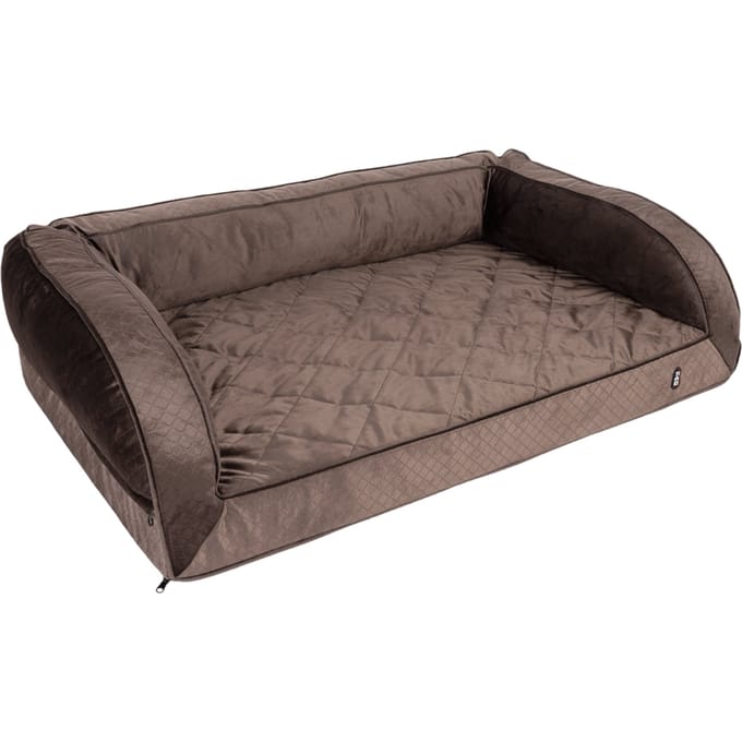 TIAKI Wellness knuffelbank Bruin , L100xB65xH30 hond