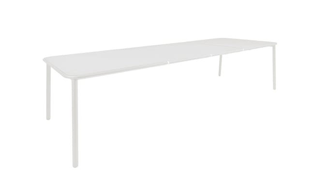 Emu Yard tafel - aluminium - wit - L (uittrekbaar)