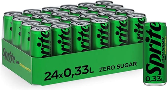 Sprite - Zero Sugar - Blik - 24 x 330 ml