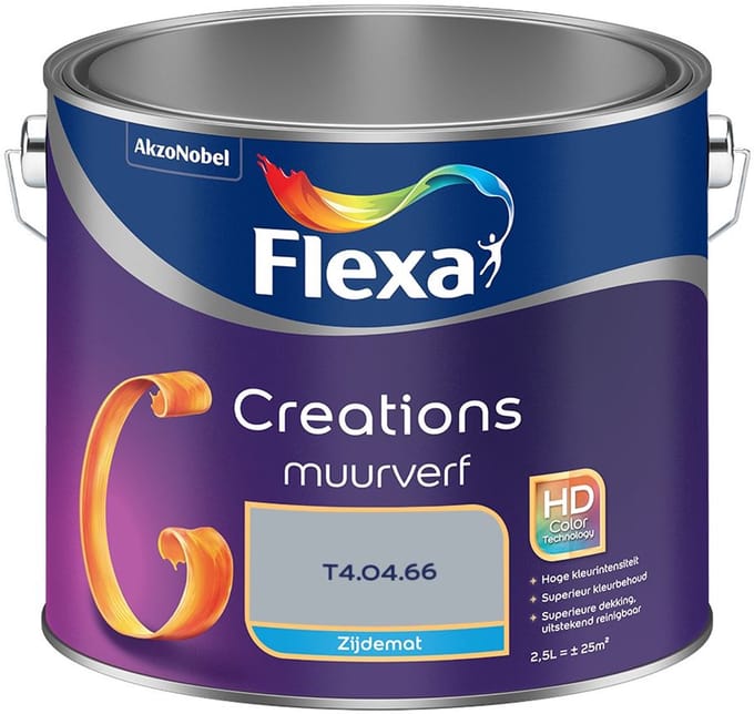 Flexa - Creations Muurverf Zijdemat - T4.04.66 - Mengverf - 2,5 L