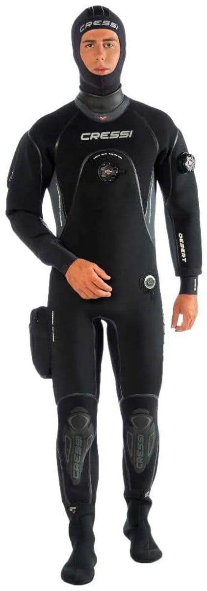 Cressi Desert Droogpak Zwart 2XL Man