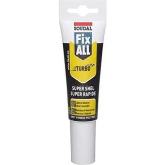 Soudal Lijmkit Fix All Turbo Wit 125ml
