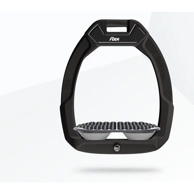 Veiligheids stijgbeugels Endurance Zwart/Grijs/Grijs Flex-On Safe-On