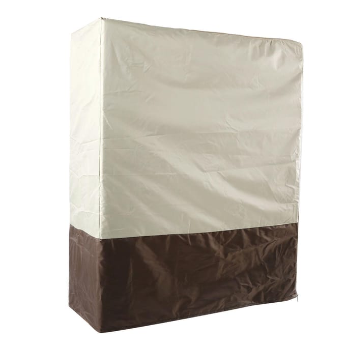 Opvouwbaar Bedhoes Stofdicht Waterdicht Opklapbed Beschermhoes voor Binnen Buiten Type 1 beige
