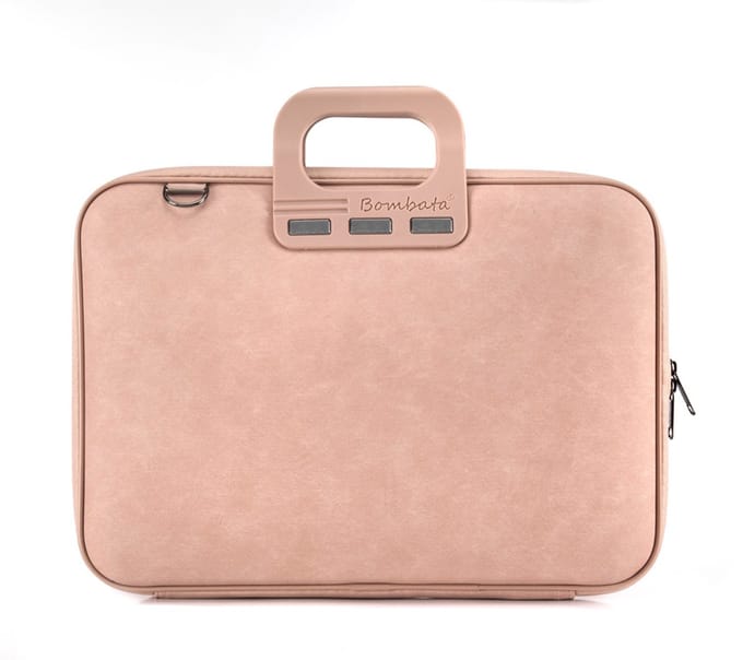 Bombata 15,6 inch Laptoptas Denim Jeans - 15 - Pastel Roze