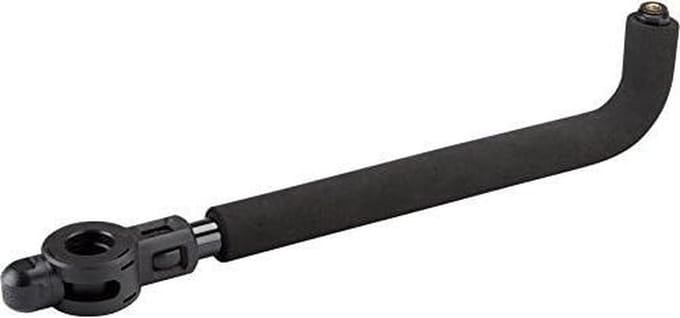 Outrigger Arm - Verstelbare Arm - Vissen - Quick Release Systeem - 40 cm - Zwart