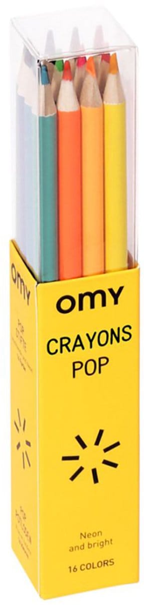 OMY - BOX OF 16 COLORED PENCILS POP