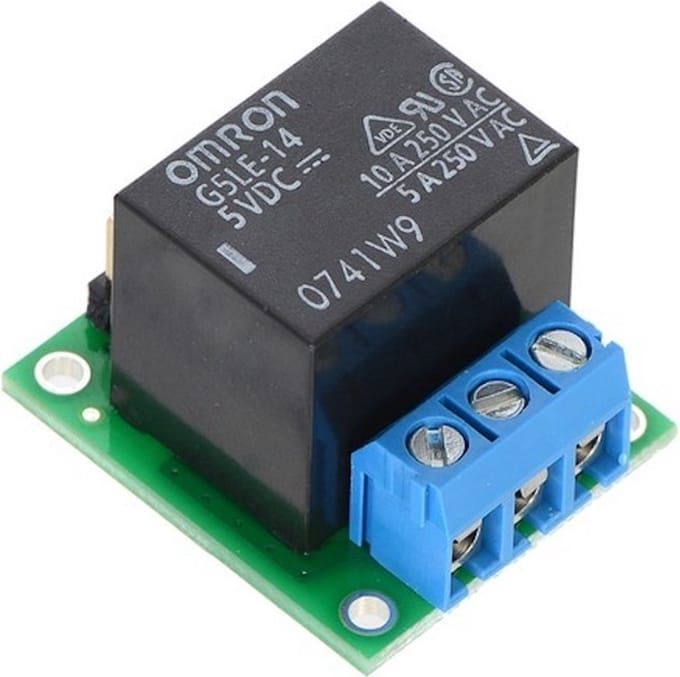 Basic SPDT Relay Carrier with 12VDC Relay (Assembled) Pololu 2482