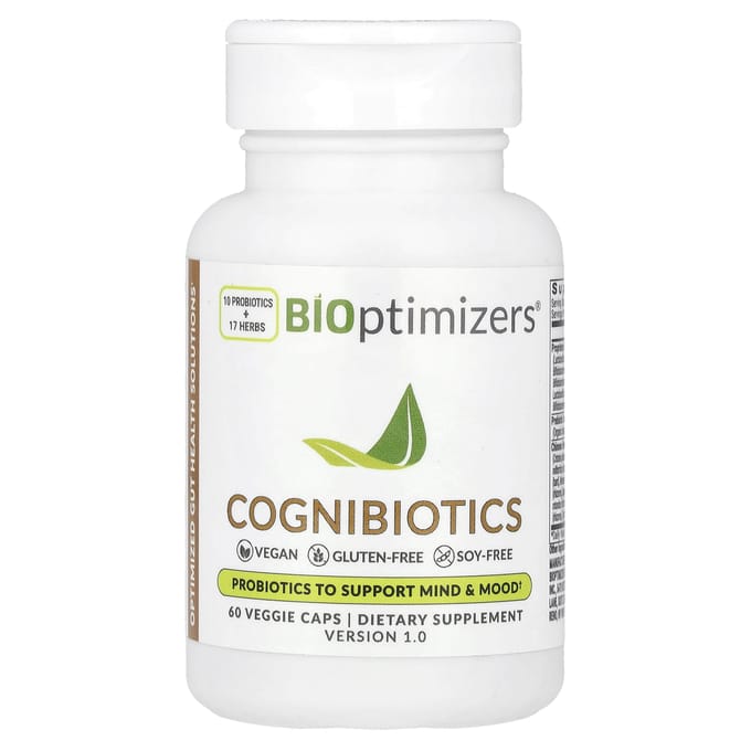 BIOptimizers, Cognibiotics, 60 Plantaardige Capsules