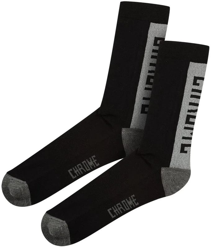Chrome Merino Crew Sokken Zwart EU 35 1/2-38 Man
