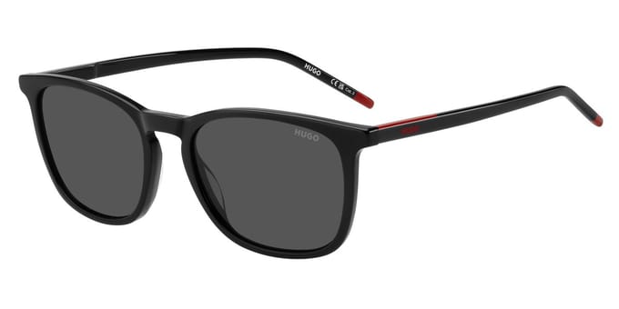 Hugo HG 1399/S BLACK/GREY 53/18/145 Herrenbrillen Zonnebrillen