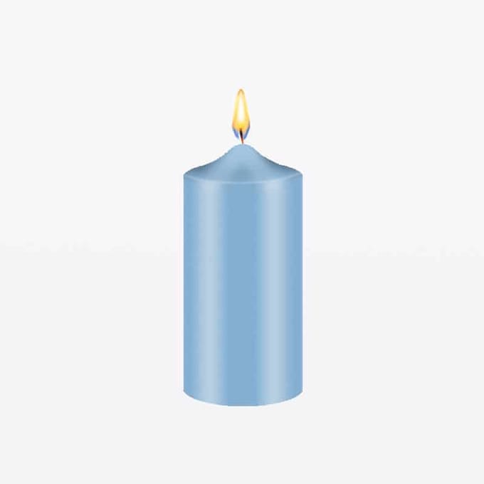 Poeder blauw kaars kleurstof - 25 gr