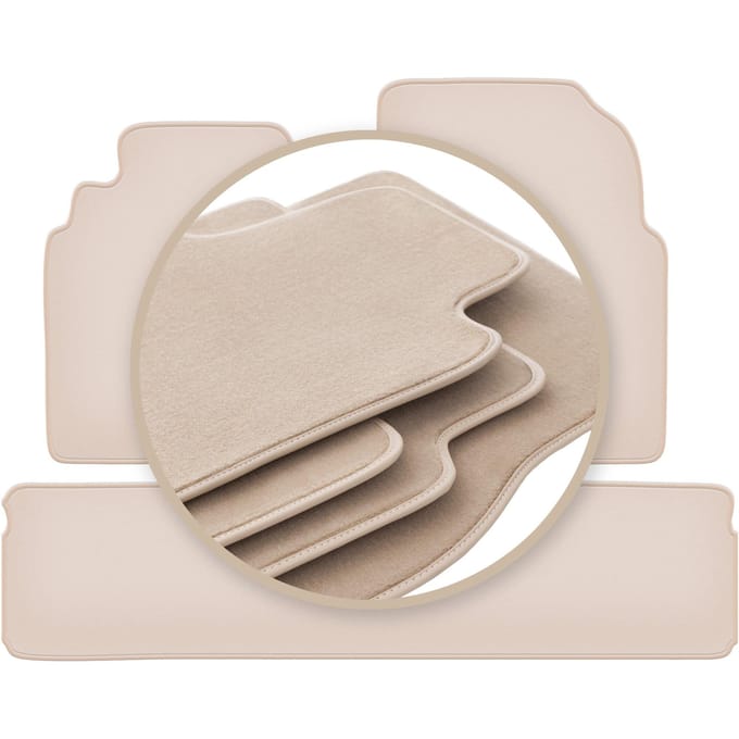 PREMIUM beige matten voor: Nissan Almera Tino minivan 2000-2006