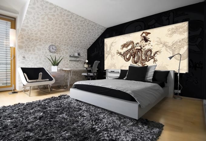 Dragon Tattoo Photo Wallcovering