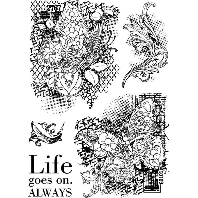 Siliconen stempel Ethereal", Life goes on