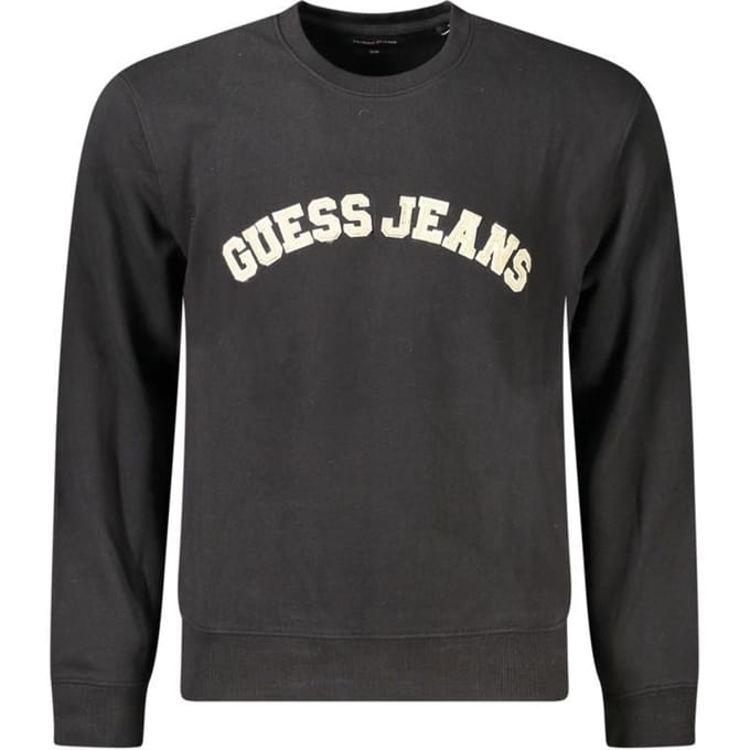 Guess Jeans Zwarte Katoenen Heren Sweatshirt