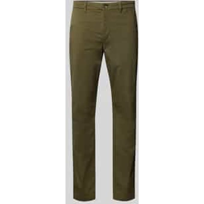 straight fit chino van katoenmix