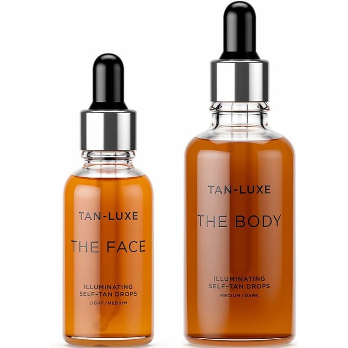 Tan-Luxe The Face Illuminating Self-Tan Drops Serum Light/Medium