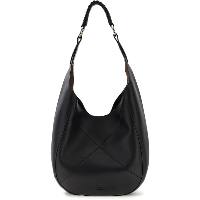 Guess Pauline Schoudertas Leder 25 cm - Dames - black