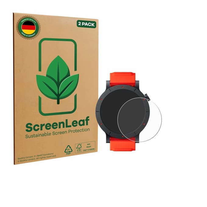 2 Stuks Screenprotector voor Nothing CMF Watch 3 Pro - Hoogwaardige Beschermfolie transparant