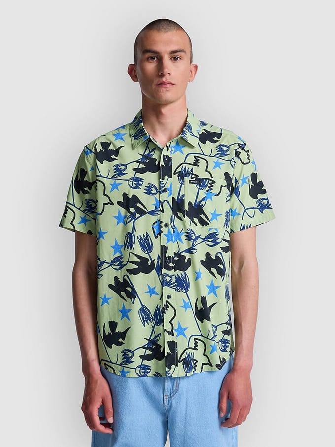 RVCA AF Dive In Shirt groen
