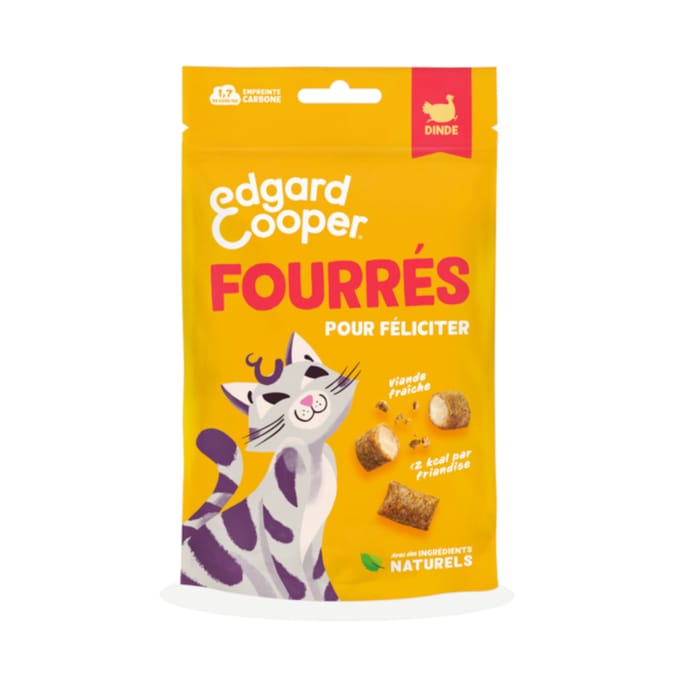 60g Edgard & Cooper Kattenkussen Kalkoen Kattensnacks