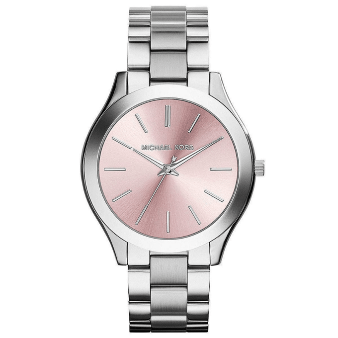 Michael Kors MK3380 Slim Runway Zilveren Dameshorloge