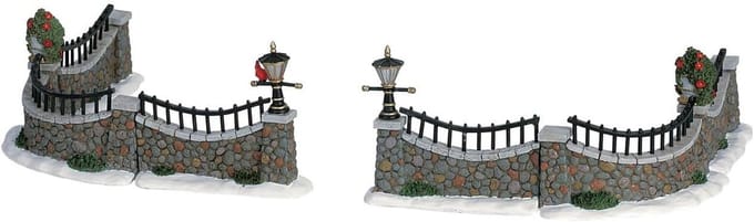 Lemax Keramische Stenen Muur 30 cm