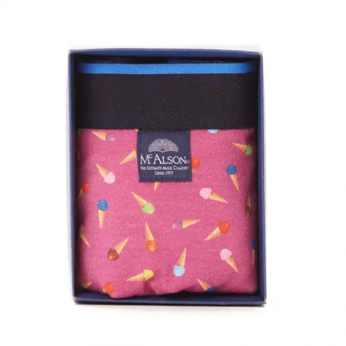 McAlson Pink ice cones Pink XL Aansluitende boxershort