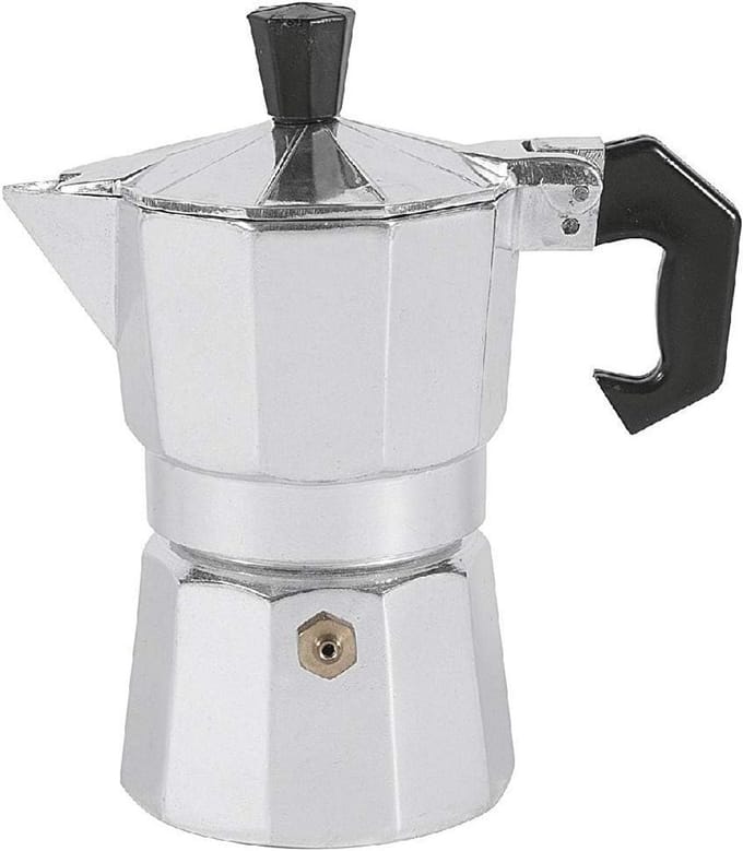 Aluminium espressokoker voor 1 kopje – Traditionele espresso bereiding