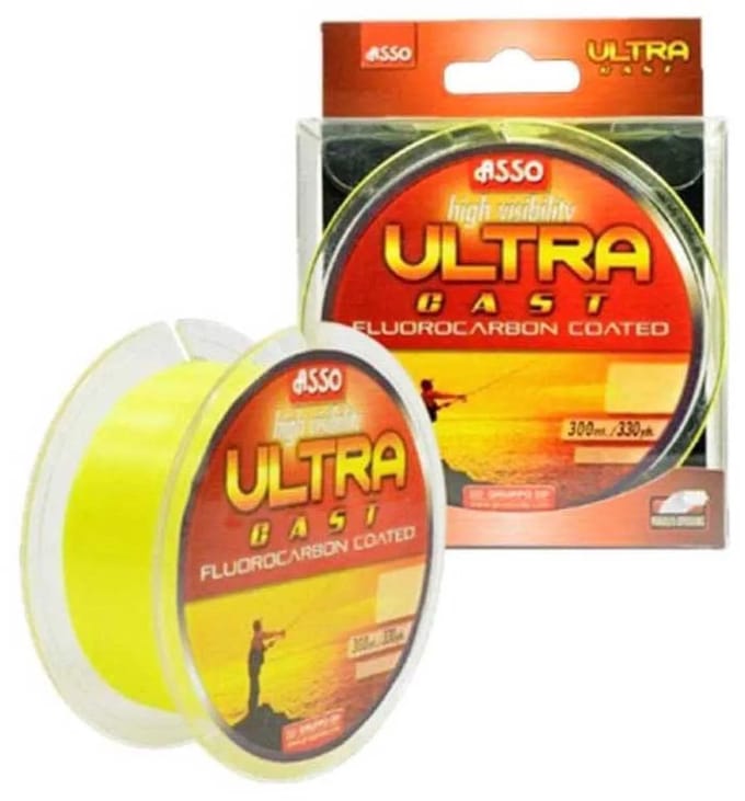 Asso Ultra Cast Paralelo 300 M Monofilament Transparant 0.390 mm