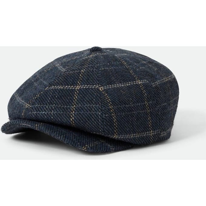 Brixton Beanie - Brood Snap Cap - donkerblauw