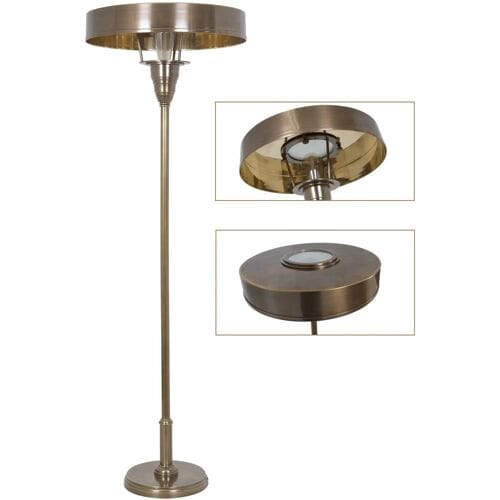 KS Verlichting Vloerlamp Auriol Antiek Messing