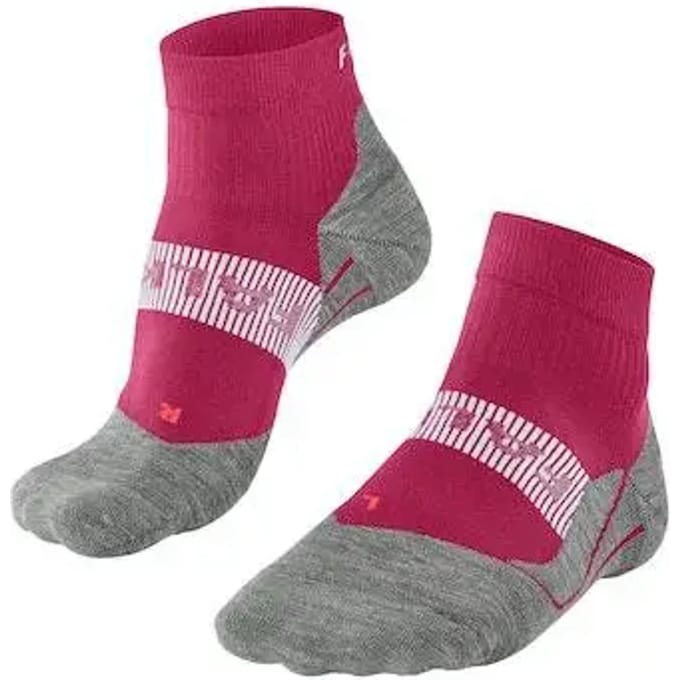 FALKE RU4 Cool Short anti-blaar functioneel materiaal hardloopsokken dames rood - maat 37-38