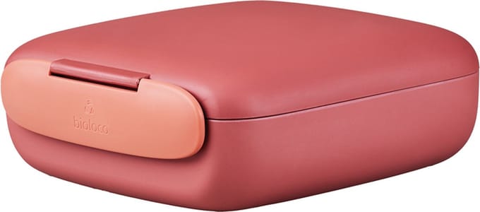 BioLoco PLA urban lunchbox vierkant brown stone - 16x17,5x6cm