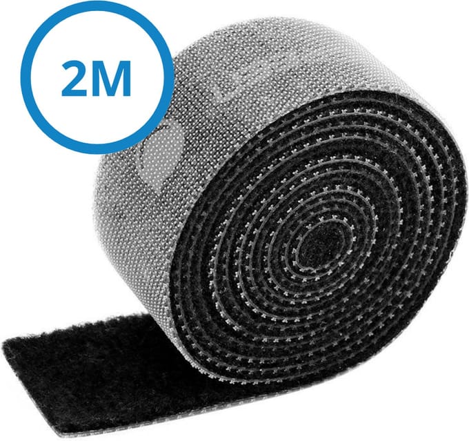 Ugreen Kabel Organizer Klittenband 2 meter - perfecte kabelmanagement oplossing - eenvoudig op maat te knippen
