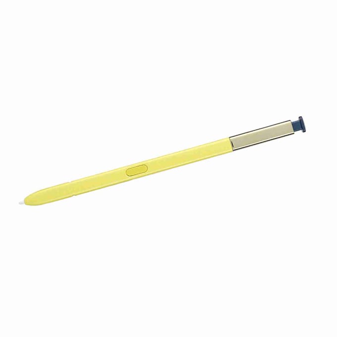 Plastic Behuizing Touchscreen Schrijftoetsenbord Pen Voor Samsung Note 9 N960F N960U (Geel) geel