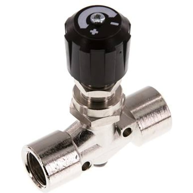 G3/8'' Vernikkeld Messing Naaldafsluiter NBR 18 bar - NLBN - NLBN-038