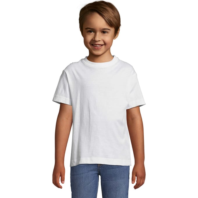SOLS Kinderen/Kinderen Regent T-Shirt (Wit)