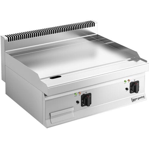 GGM Gastro Elektro Bratplatte - 8,1 kW - Glatt Zilver