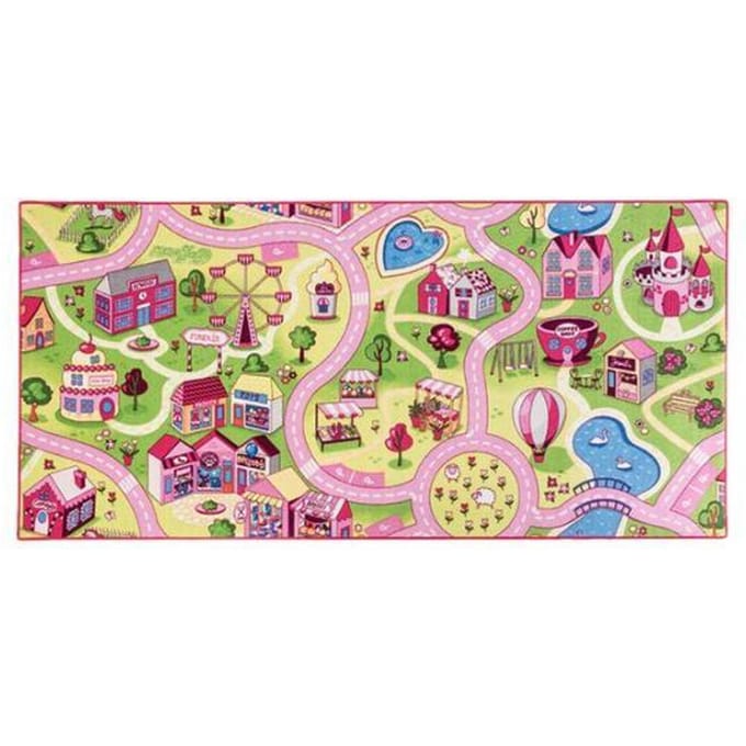Rebel Roads Legetæppe - Pink Tivoli - 95 x 200 cm