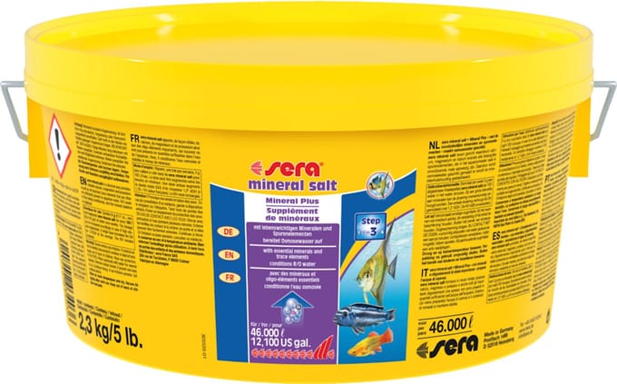 Sera Mineral salt -2.3 kg Zout