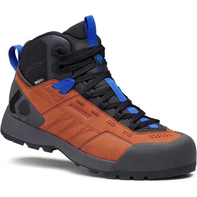 Black Diamond Mission Leather Mid Wp Approachschoenen Oranje EU 37 Vrouw
