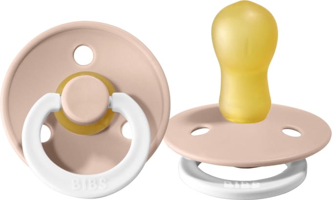 Bibs Blush Glow in the Dark 18+ mnd Fopspeen 300256C