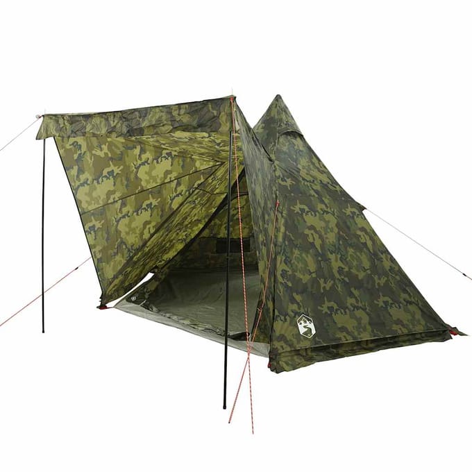 vidaXL - Tipitent - 6-persoons - camouflage - waterdicht